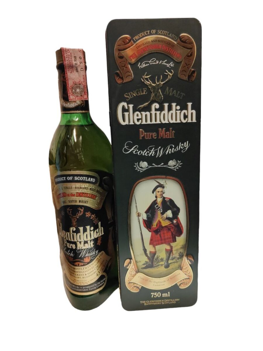 Glenfiddich Pure Malt Whisky 0.75L Metal Box