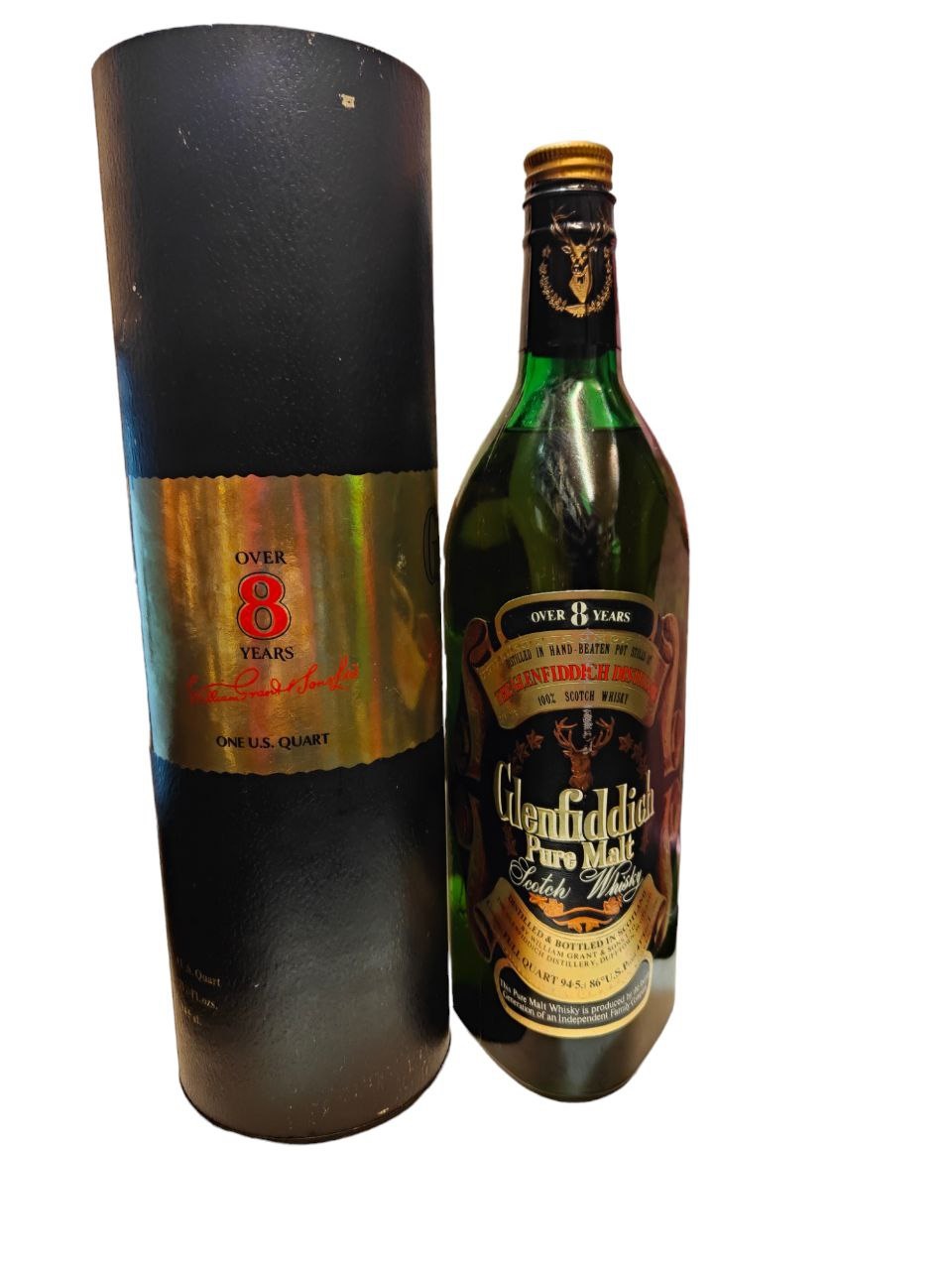 Glenfiddich Pure Malt Scotch Whisky Over 8 Years 1 Liter