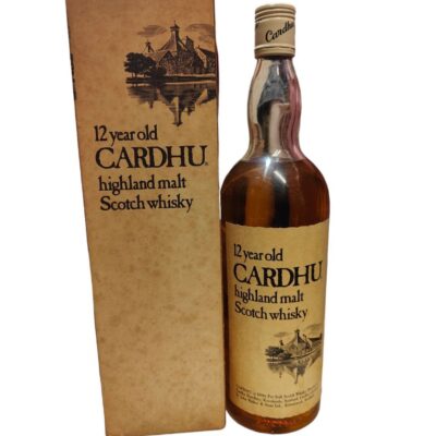 Cardhu Highland Malt Scotch Whisky 12 Years Old Vintage 1 Liter (Low Level)