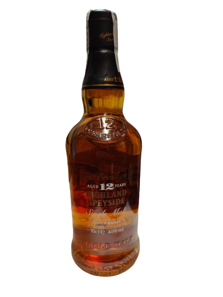 Ben Bracken Single Malt Whisky 12 Years Old Highland Speyside 0.7L