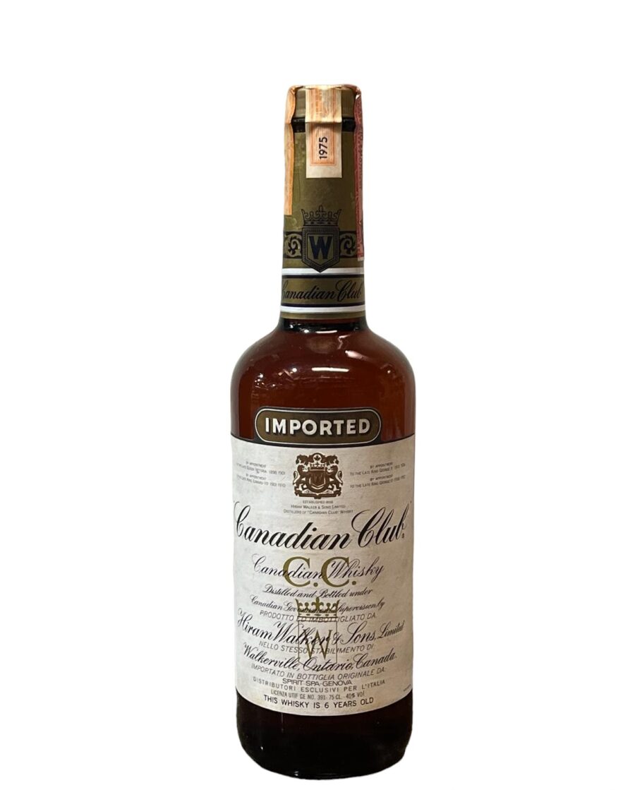 Canadian Club 6 Years Old 1975 Import by Spirit SPA