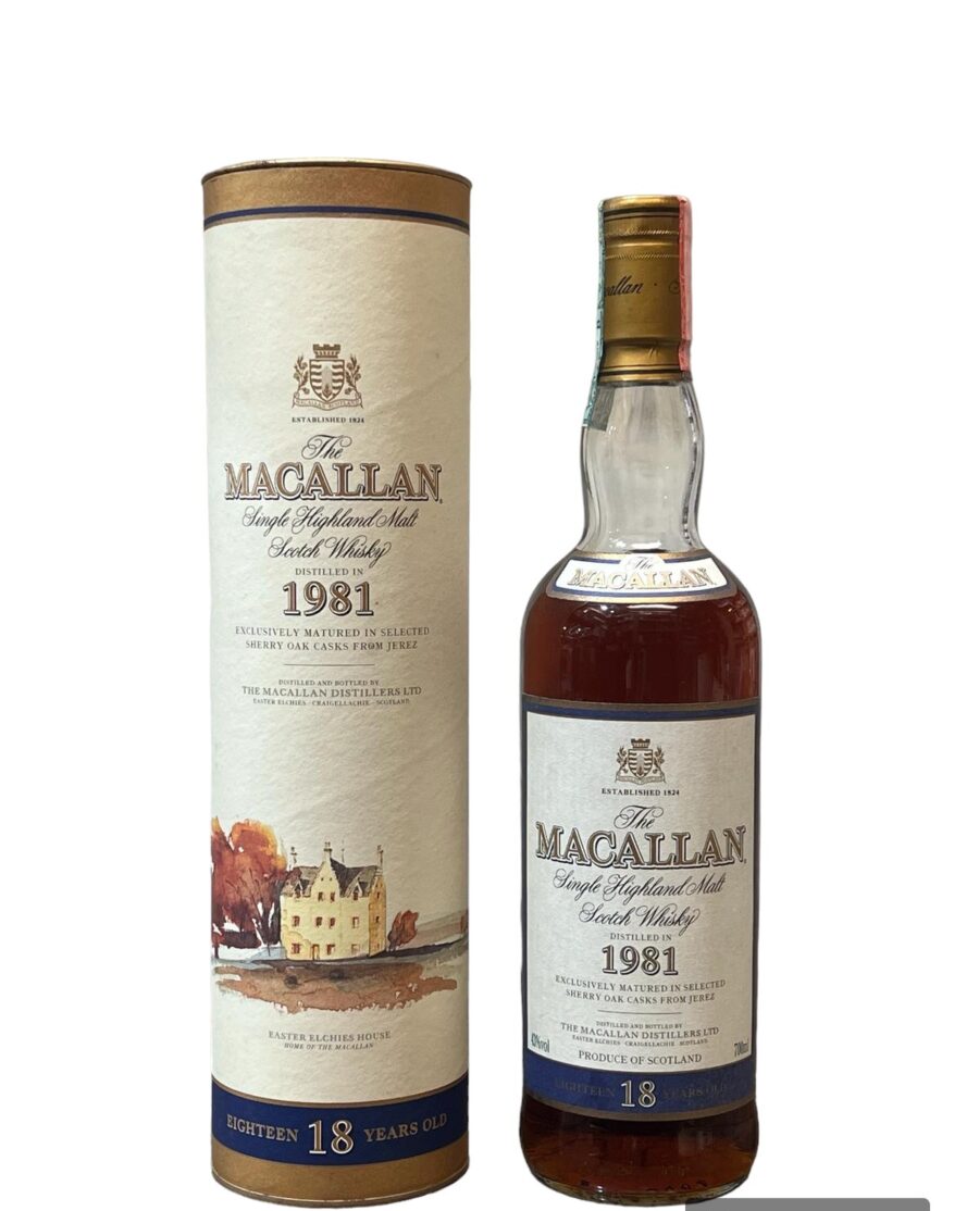 Macallan 18 Years OId Distilled in 1981 0.7L